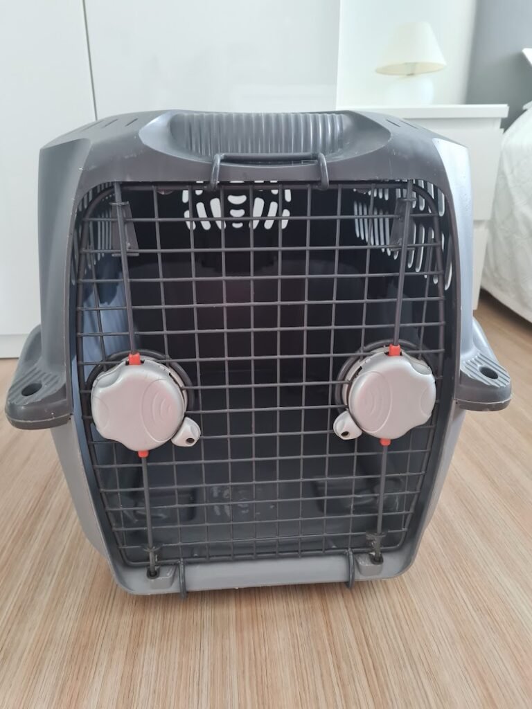 Cage de transport pour chien Avion